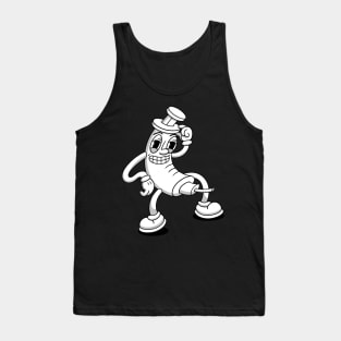 Syringe in vintage cartoon style Tank Top